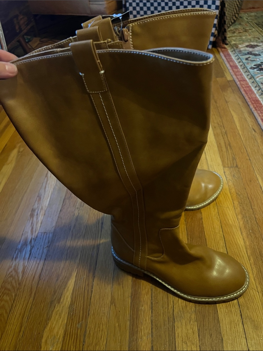 Torrid Wide Calf Women's Tall Tan Leather Boots